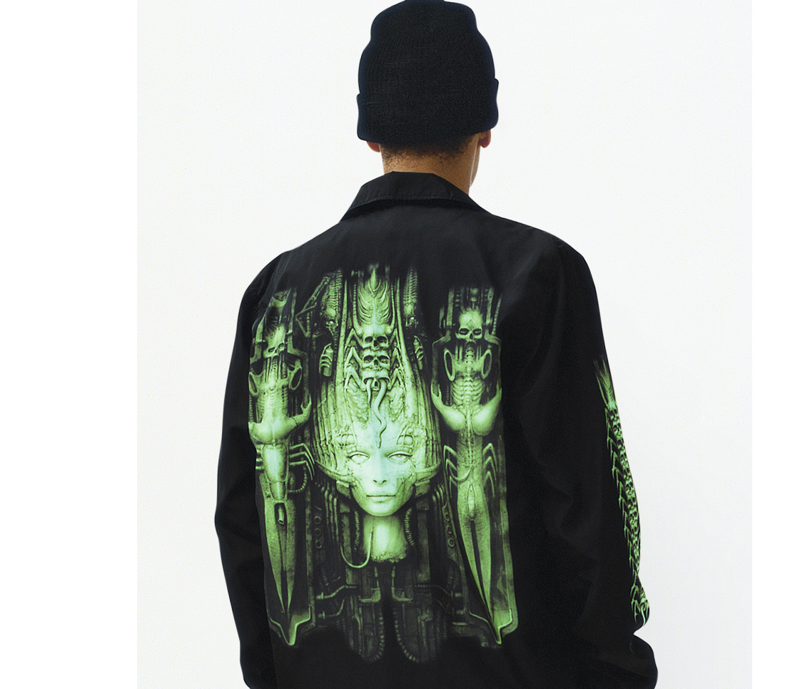 Juxtapoz Magazine - H.R. Giger for Supreme Fall/Winter 2014